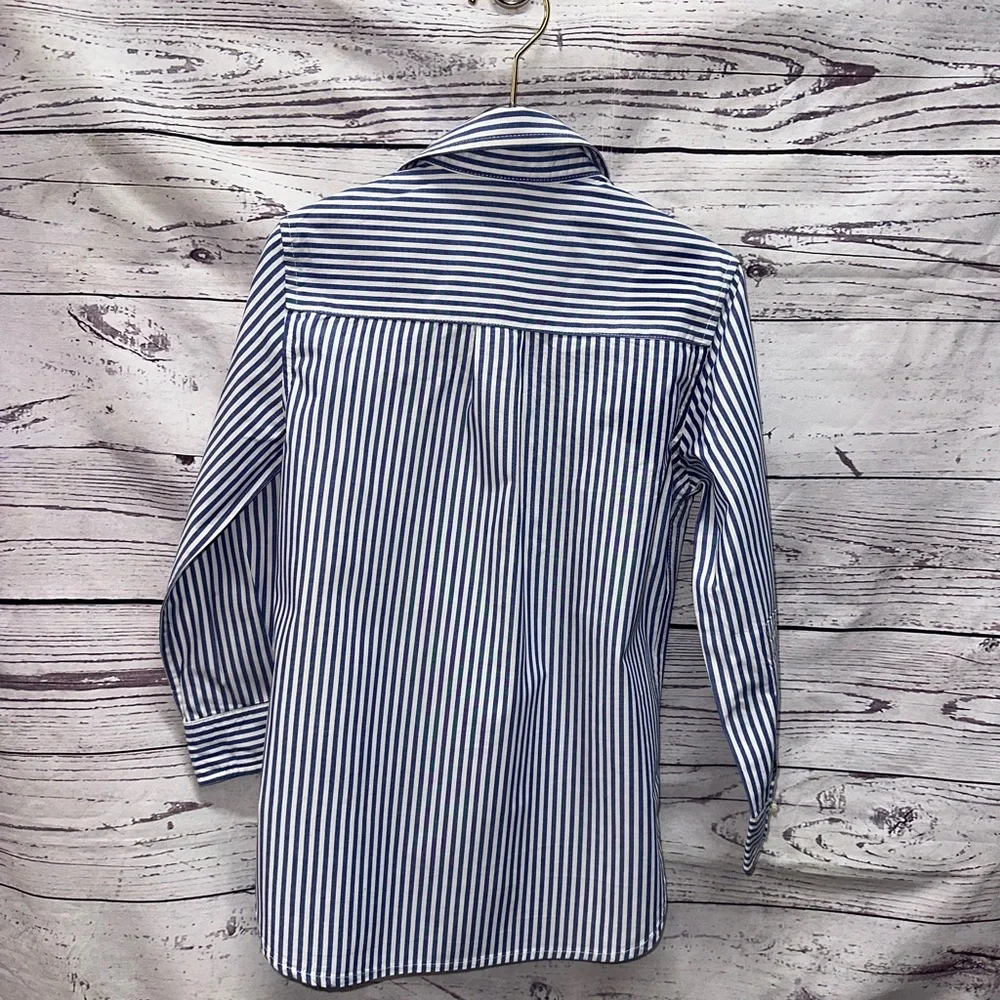Tommy Hilfiger Boy's Blue Striped Shirt Size XS